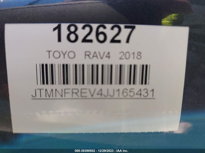 2018 TOYOTA RAV4 SE - 0JTMNFREV4JJ16543