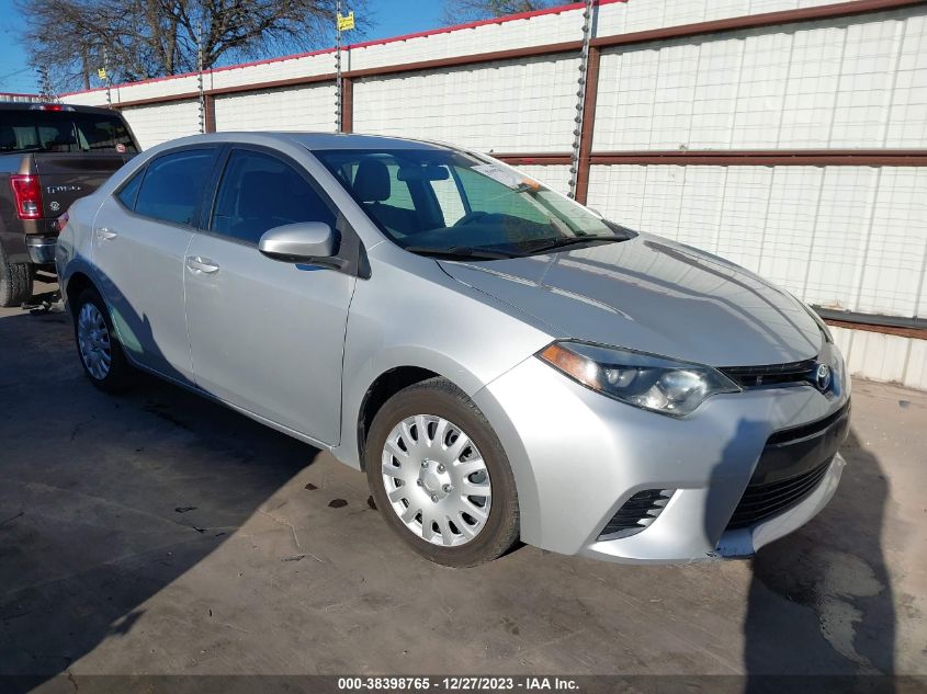 2015 TOYOTA COROLLA LE - 5YFBURHE5FP358176