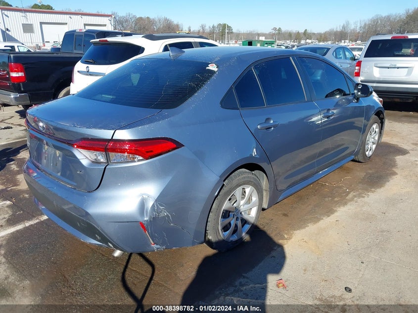 VIN JTDEPMAEXMJ164472 2021 TOYOTA COROLLA LE