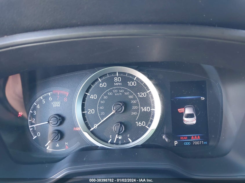 VIN JTDEPMAEXMJ164472 2021 TOYOTA COROLLA LE