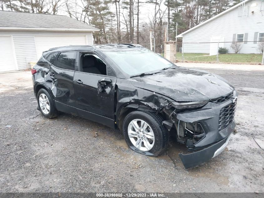 Lot #2539237798 2021 CHEVROLET BLAZER FWD 1LT salvage car