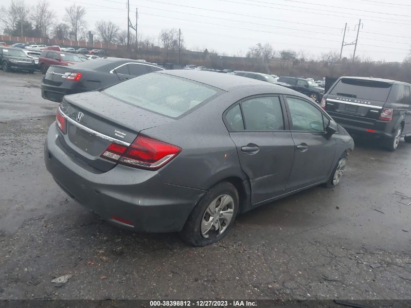 2013 HONDA CIVIC LX - 2HGFB2F51DH547204