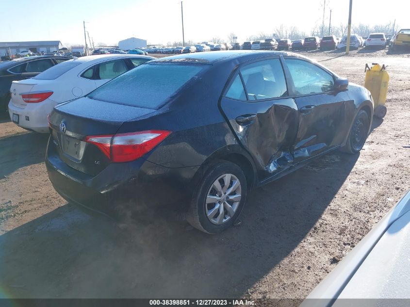 2014 TOYOTA COROLLA LE - 5YFBURHEXEP132343