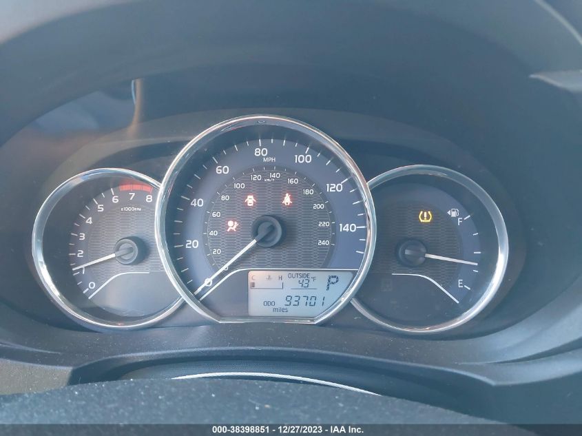 2014 TOYOTA COROLLA LE - 5YFBURHEXEP132343