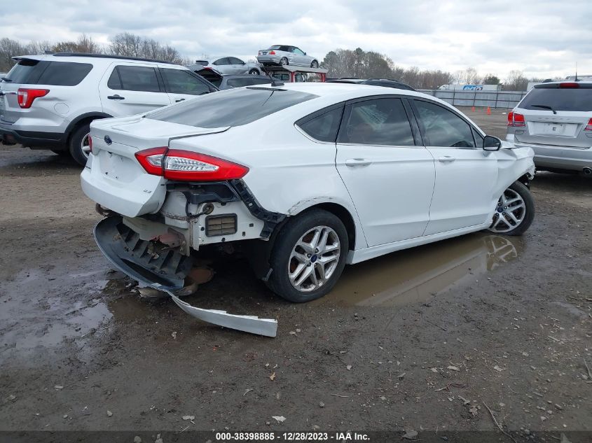 2015 FORD FUSION SE - 3FA6P0H76FR196323