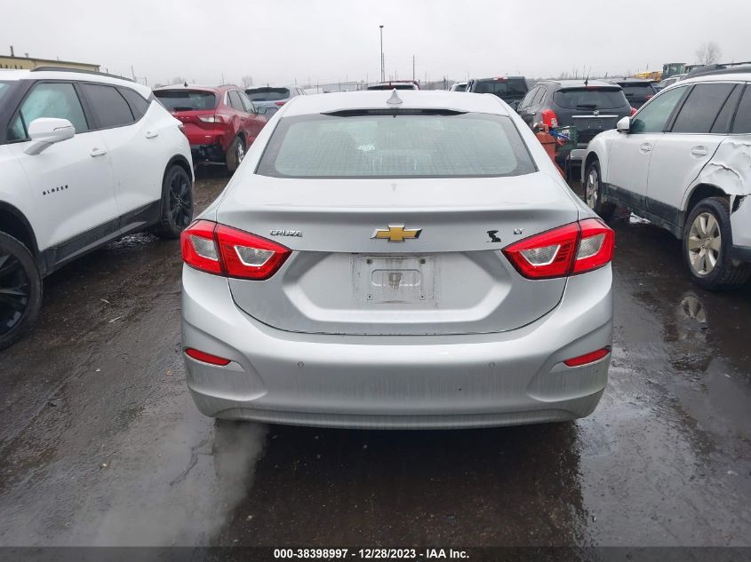 2019 CHEVROLET CRUZE LT - 1G1BE5SM1K7107441