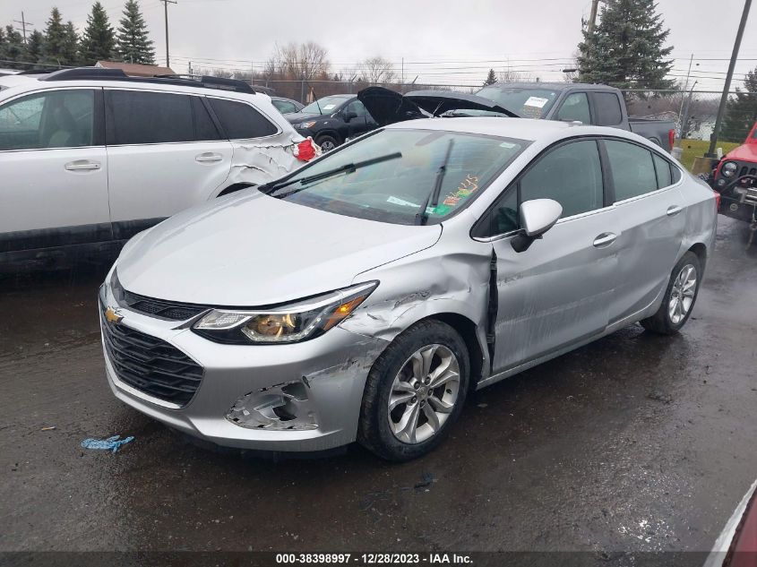 2019 CHEVROLET CRUZE LT - 1G1BE5SM1K7107441