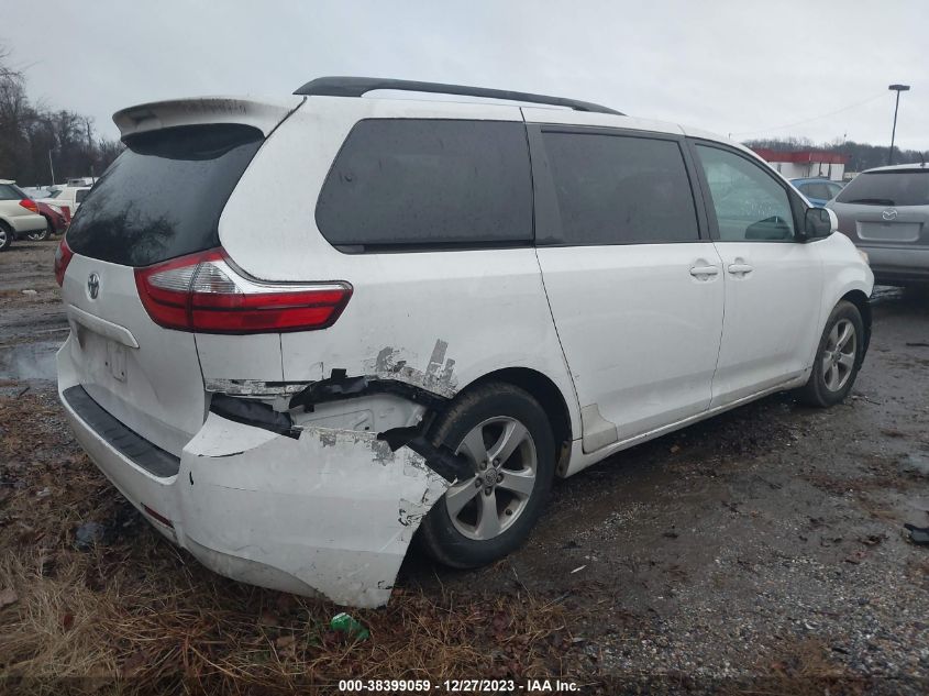 2015 TOYOTA SIENNA LE 8 PASSENGER - 5TDKK3DC0FS567257