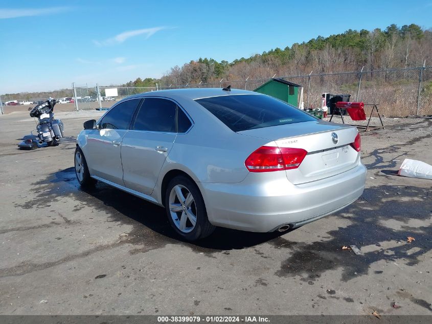 2014 VOLKSWAGEN PASSAT 2.5L SE - 1VWBP7A32EC006021