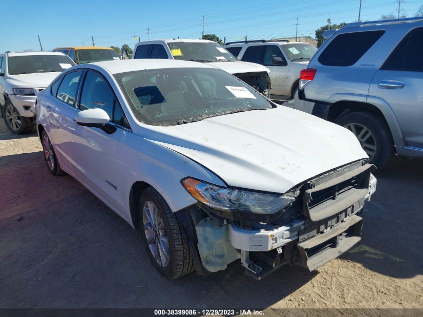 3FA6P0LU0HR400243 FORD FUSION HYBRID SE HYBRID 2017
