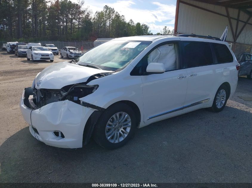 2015 TOYOTA SIENNA XLE 8 PASSENGER - 5TDYK3DC1FS682234