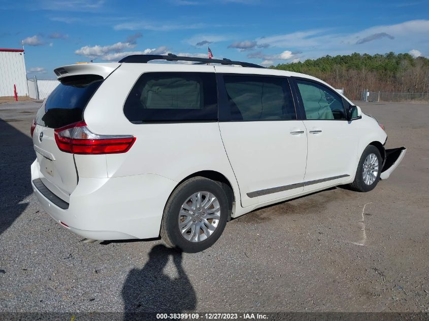 2015 TOYOTA SIENNA XLE 8 PASSENGER - 5TDYK3DC1FS682234