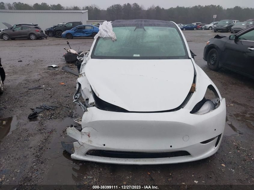 2022 TESLA MODEL Y LONG RANGE DUAL MOTOR ALL-WHEEL DRIVE - 7SAYGDEE4NF461305