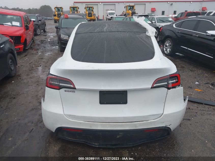 2022 TESLA MODEL Y LONG RANGE DUAL MOTOR ALL-WHEEL DRIVE - 7SAYGDEE4NF461305