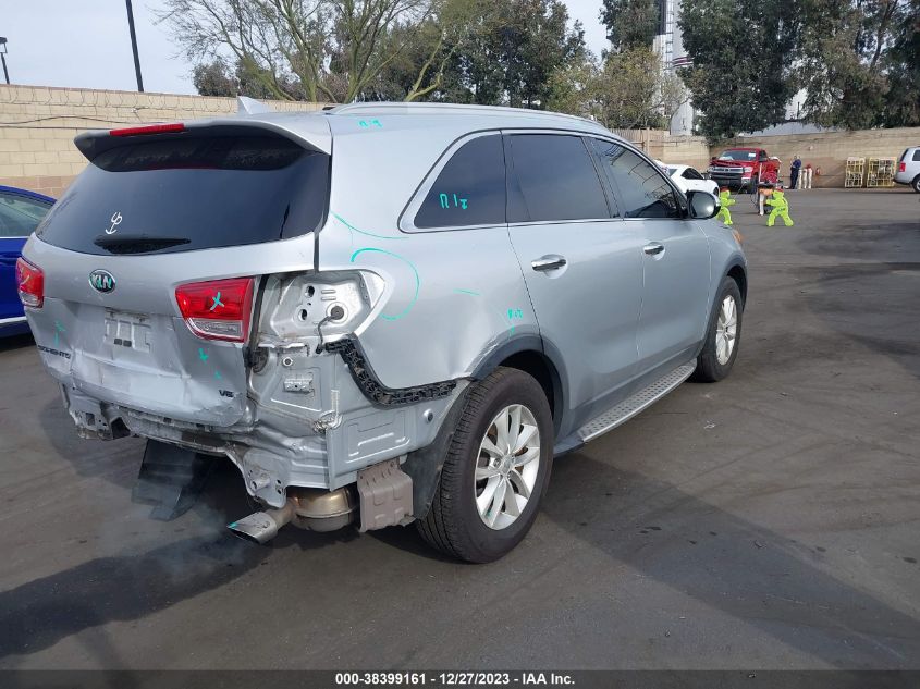 2016 KIA SORENTO LX/L - 5XYPG4A51GG033962