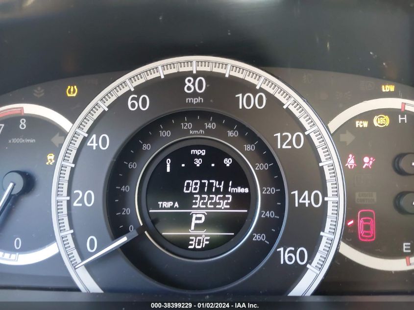 2014 HONDA ACCORD EXL - 1HGCR3F82EA034672