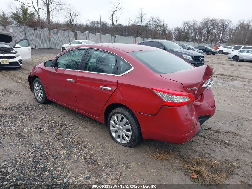 2014 NISSAN SENTRA FE+ S/FE+ SV/S/SL/SR/SV - 3N1AB7AP5EY272711