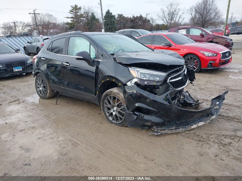 Lot #2541532590 2019 BUICK ENCORE FWD SPORT TOURING salvage car