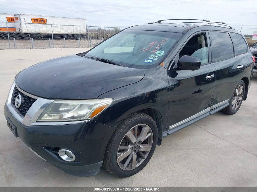 2013 NISSAN PATHFINDER PLATINUM - 5N1AR2MN1DC635501