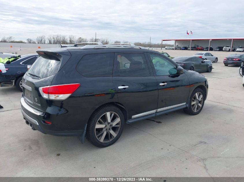 2013 NISSAN PATHFINDER PLATINUM - 5N1AR2MN1DC635501