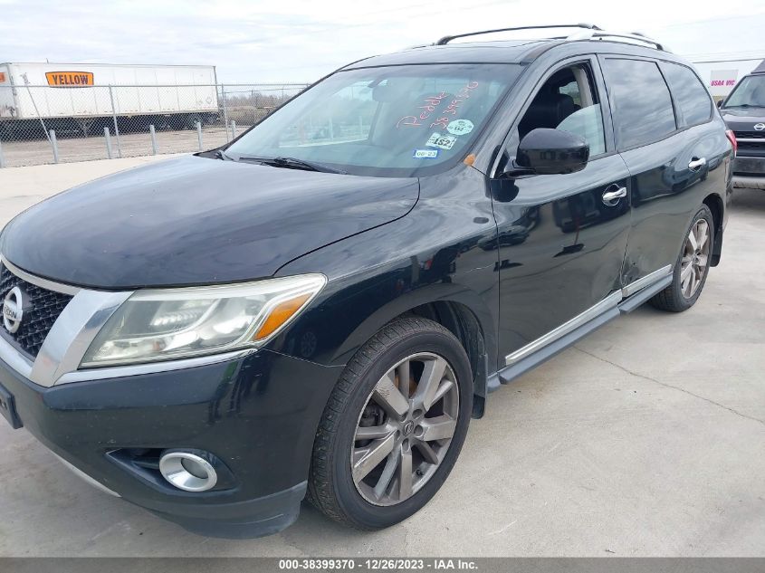2013 NISSAN PATHFINDER PLATINUM - 5N1AR2MN1DC635501