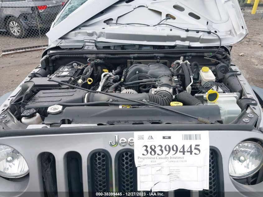 2017 JEEP WRANGLER UNLIMITED SPORT - 1C4BJWDG0HL570607