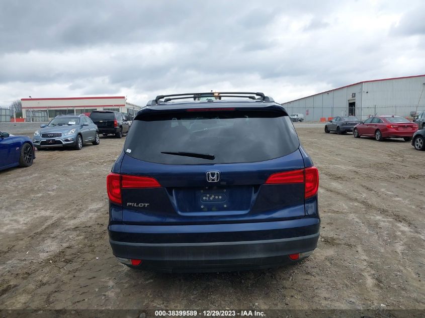 2016 HONDA PILOT EXL - 5FNYF5H53GB008359