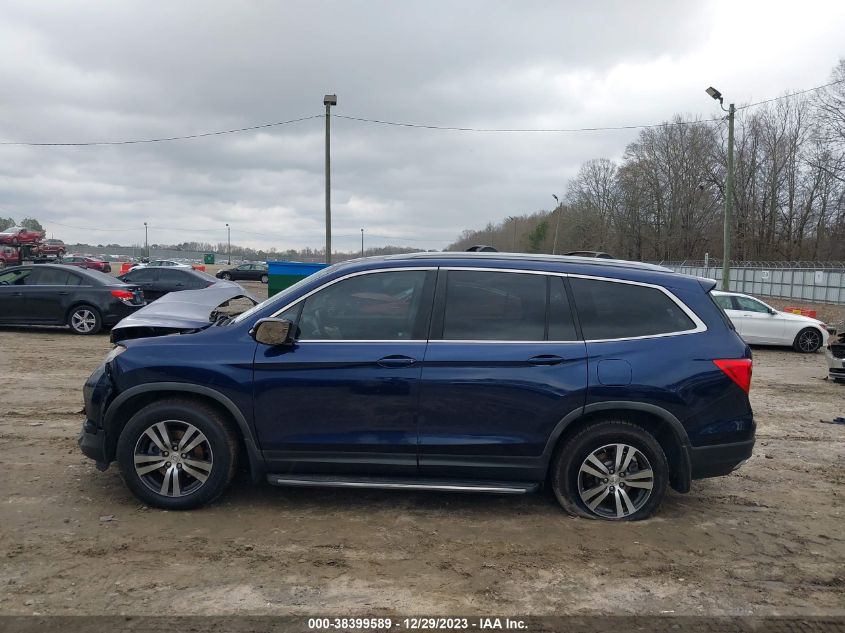 2016 HONDA PILOT EXL - 5FNYF5H53GB008359