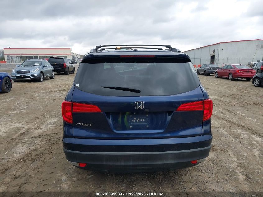 2016 HONDA PILOT EXL - 5FNYF5H53GB008359