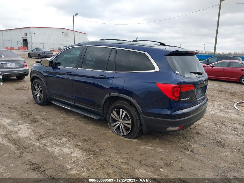 2016 HONDA PILOT EXL - 5FNYF5H53GB008359
