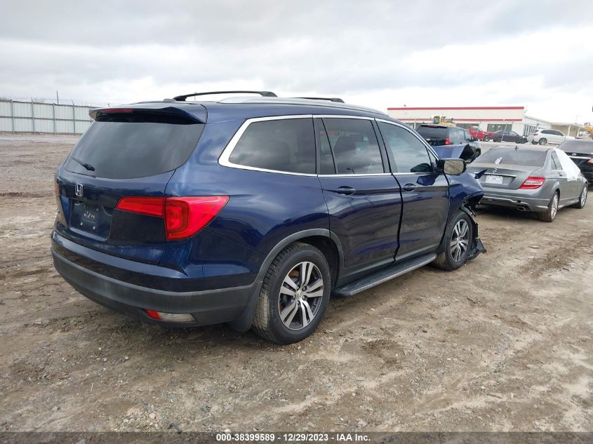 2016 HONDA PILOT EXL - 5FNYF5H53GB008359