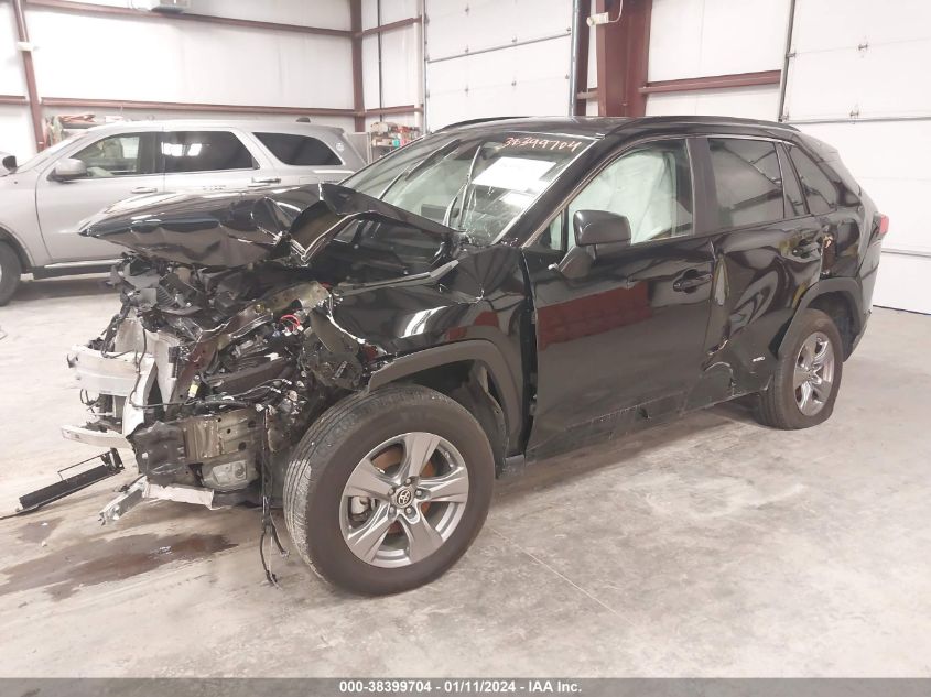 2022 TOYOTA RAV4 LE HYBRID - 4T3LWRFV9NU065080