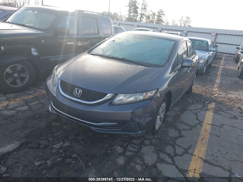 2013 HONDA CIVIC LX - 19XFB2F50DE262763