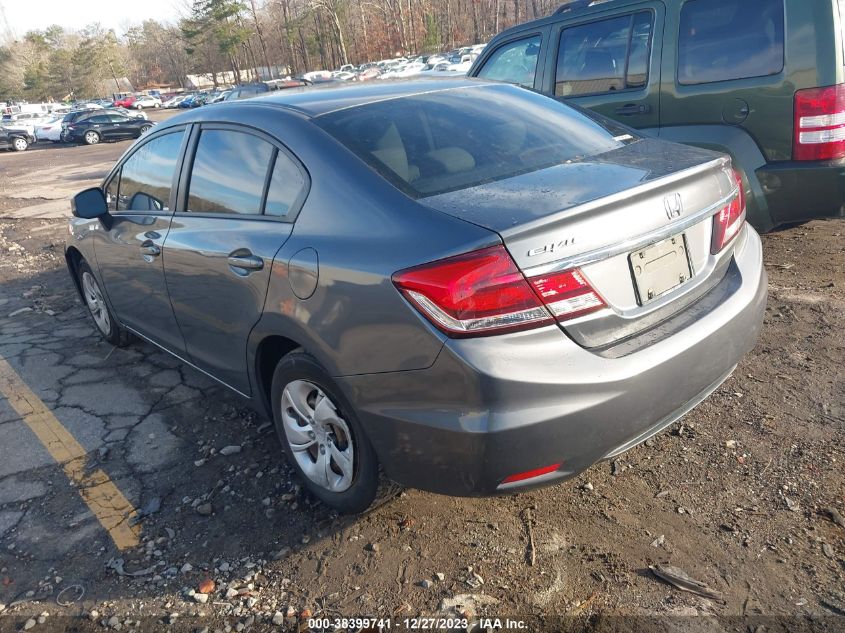 2013 HONDA CIVIC LX - 19XFB2F50DE262763
