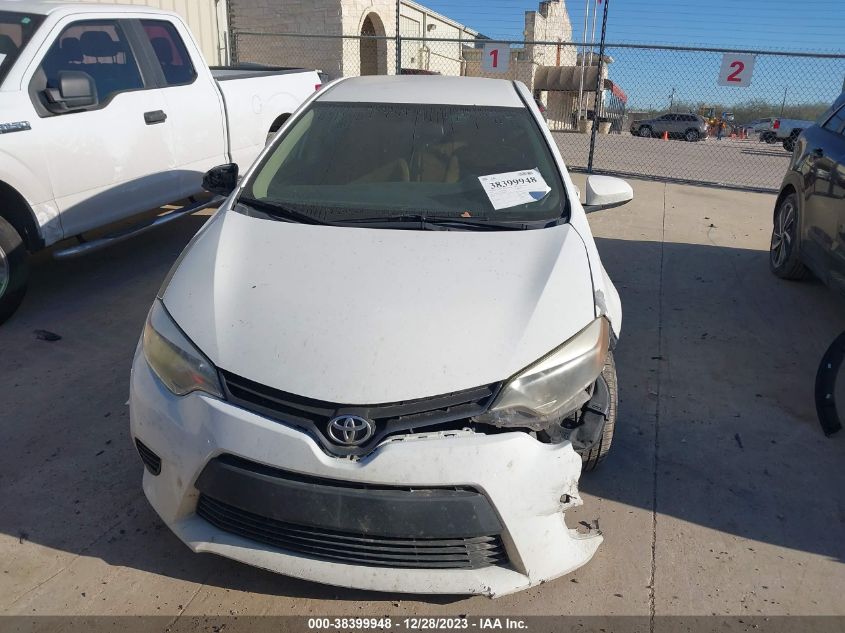 2015 TOYOTA COROLLA L/LE/LE PLS/PRM/S/S PLS - 5YFBURHE2FP310991