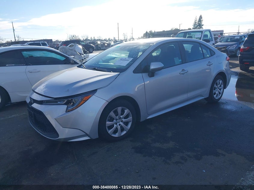 VIN 5YFEPMAE7MP242539 2021 TOYOTA COROLLA LE
