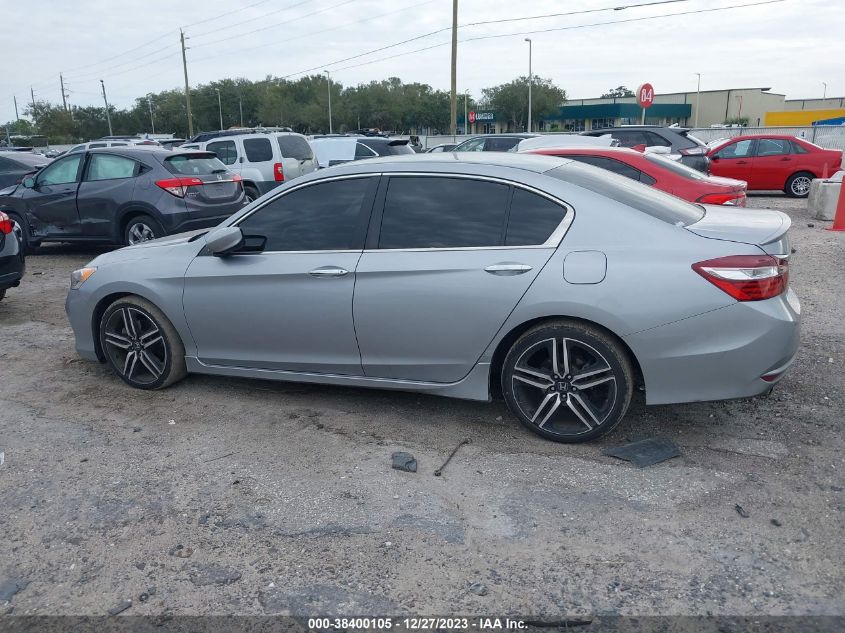 2016 HONDA ACCORD SPORT - 1HGCR2F57GA178804