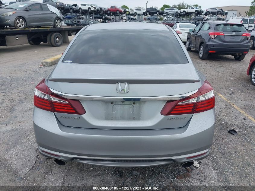 2016 HONDA ACCORD SPORT - 1HGCR2F57GA178804