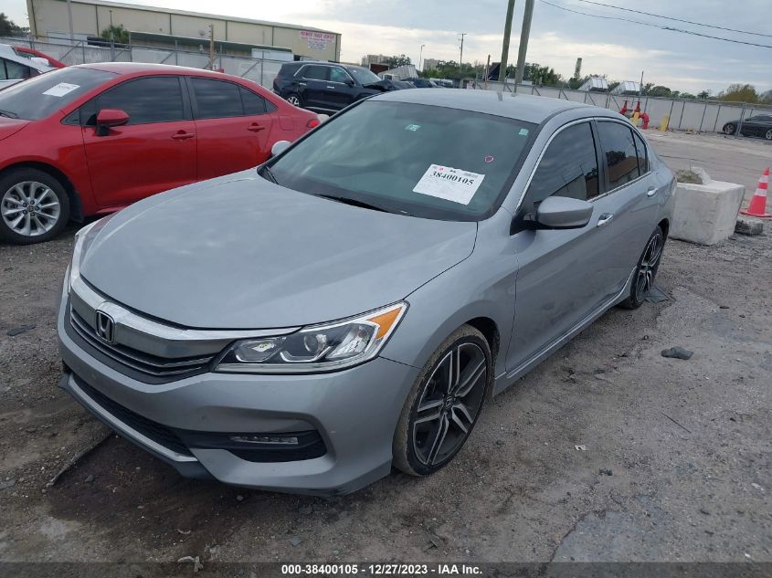2016 HONDA ACCORD SPORT - 1HGCR2F57GA178804