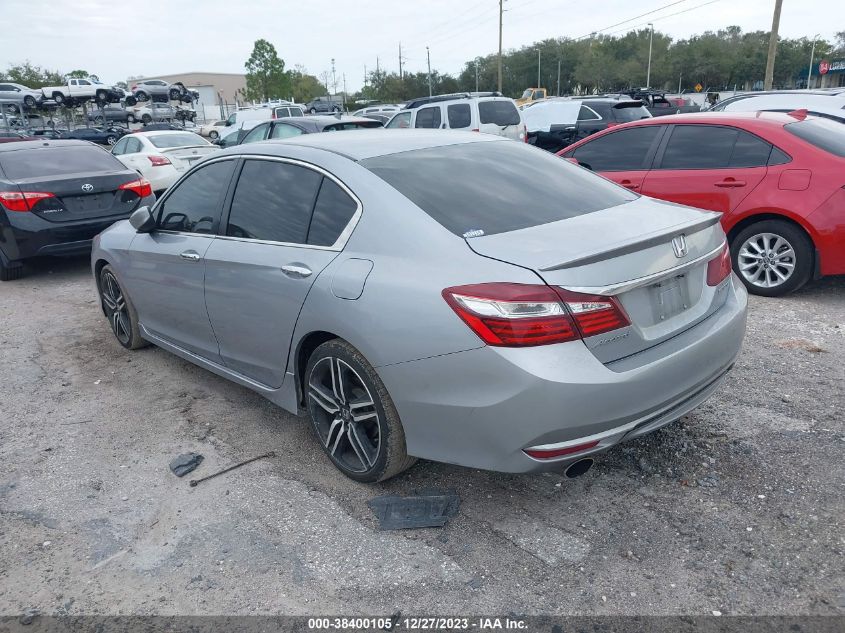 2016 HONDA ACCORD SPORT - 1HGCR2F57GA178804