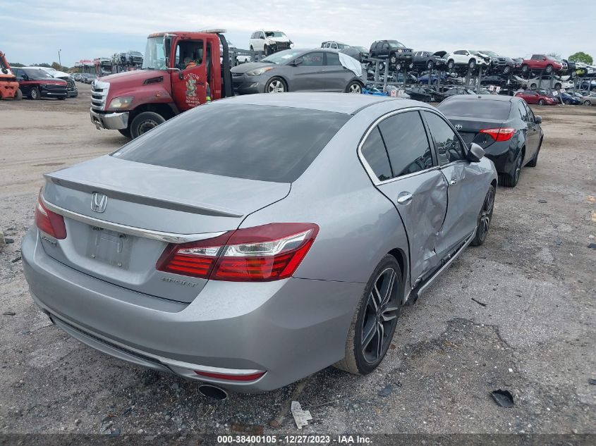 2016 HONDA ACCORD SPORT - 1HGCR2F57GA178804