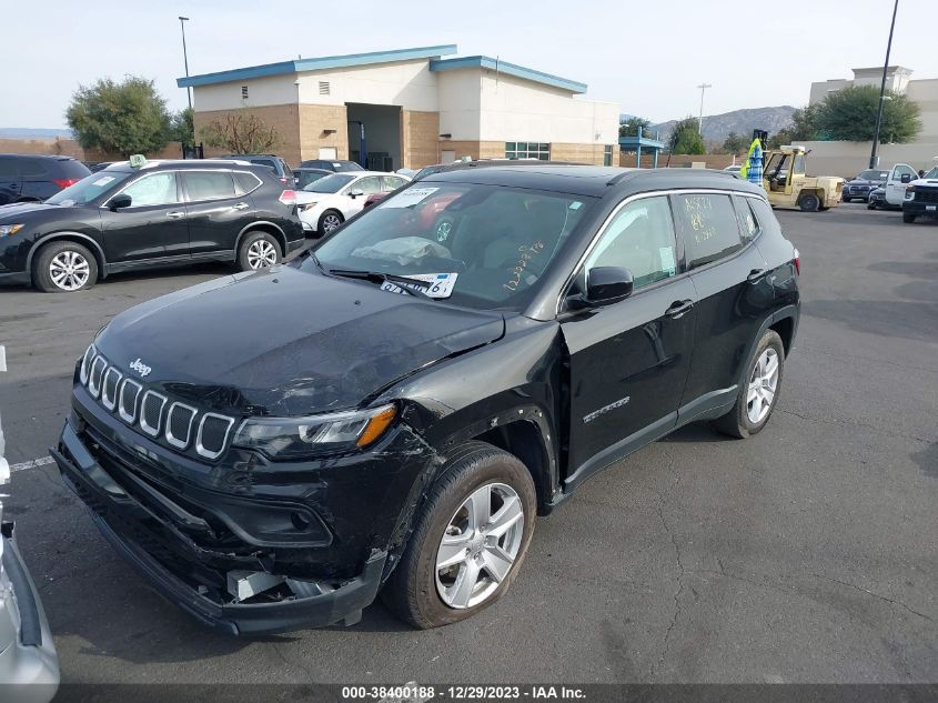 2022 JEEP COMPASS LATITUDE FWD - 3C4NJCBB8NT137992