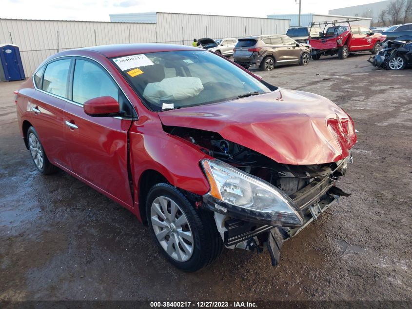 2013 NISSAN SENTRA S/SV/SR/SL - 3N1AB7APNDL782345