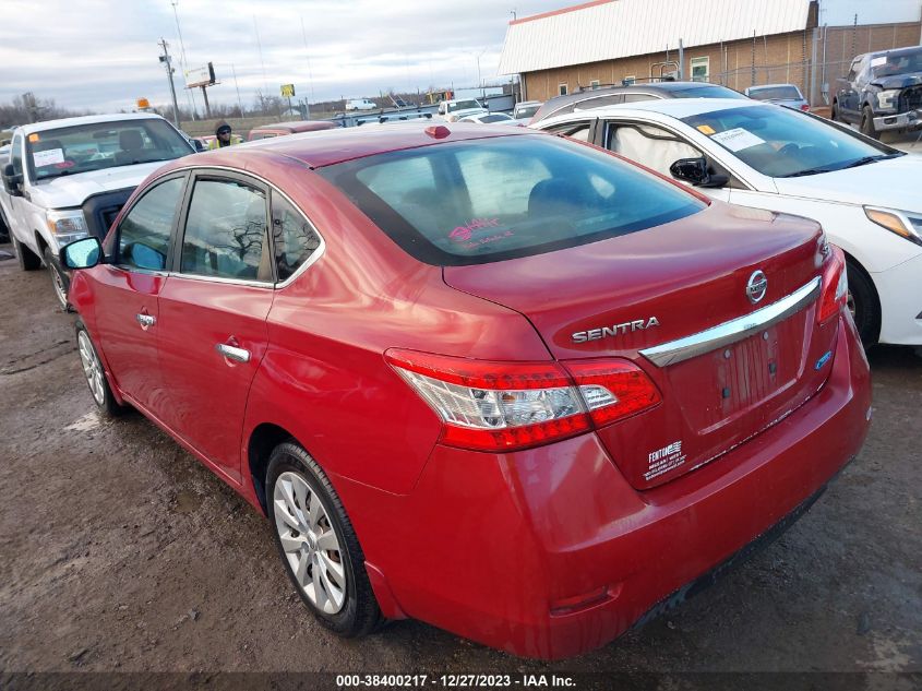 2013 NISSAN SENTRA S/SV/SR/SL - 3N1AB7APNDL782345