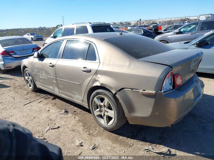 1G1ZH57B38F252444 | 2008 CHEVROLET MALIBU