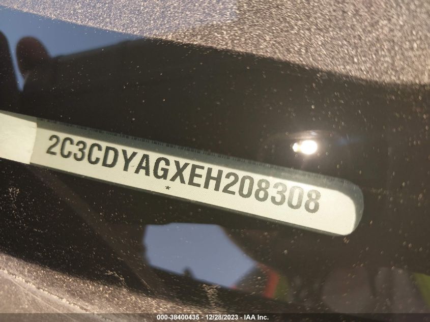2014 DODGE CHALLENGER SXT - 2C3CDYAGXEH208308