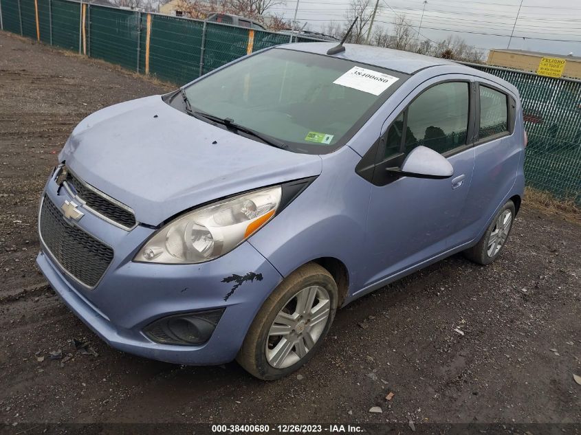 2014 CHEVROLET SPARK 1LT AUTO - KL8CD6S98EC495112