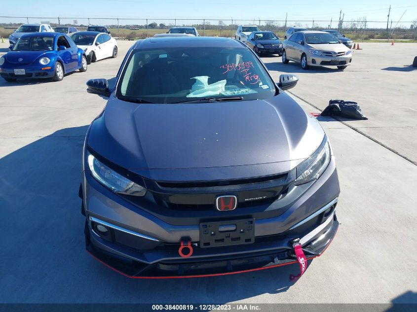 2020 HONDA CIVIC EX - 19XFC1F38LE012398