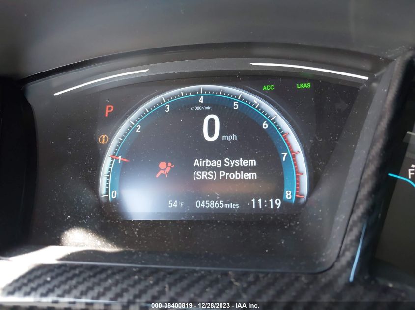 2020 HONDA CIVIC EX - 19XFC1F38LE012398