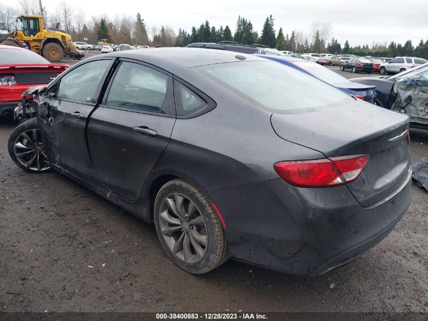 2015 CHRYSLER 200 S - 1C3CCCBBXFN733189